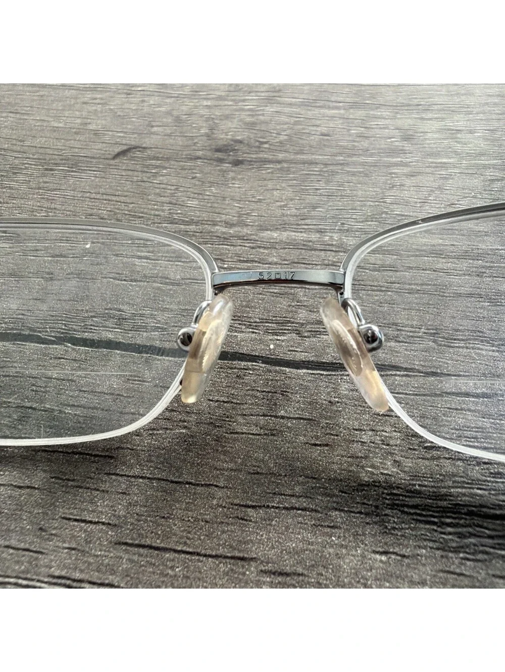 Vogue VO 3875-B 548 Silver Burgundy Flower FRAMES ONLY Eyeglasses 52-17-135